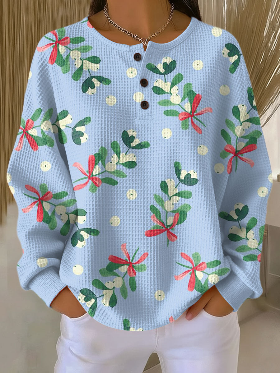Rikke | Pull Doux et Festif de Noël avec Motif Charmant