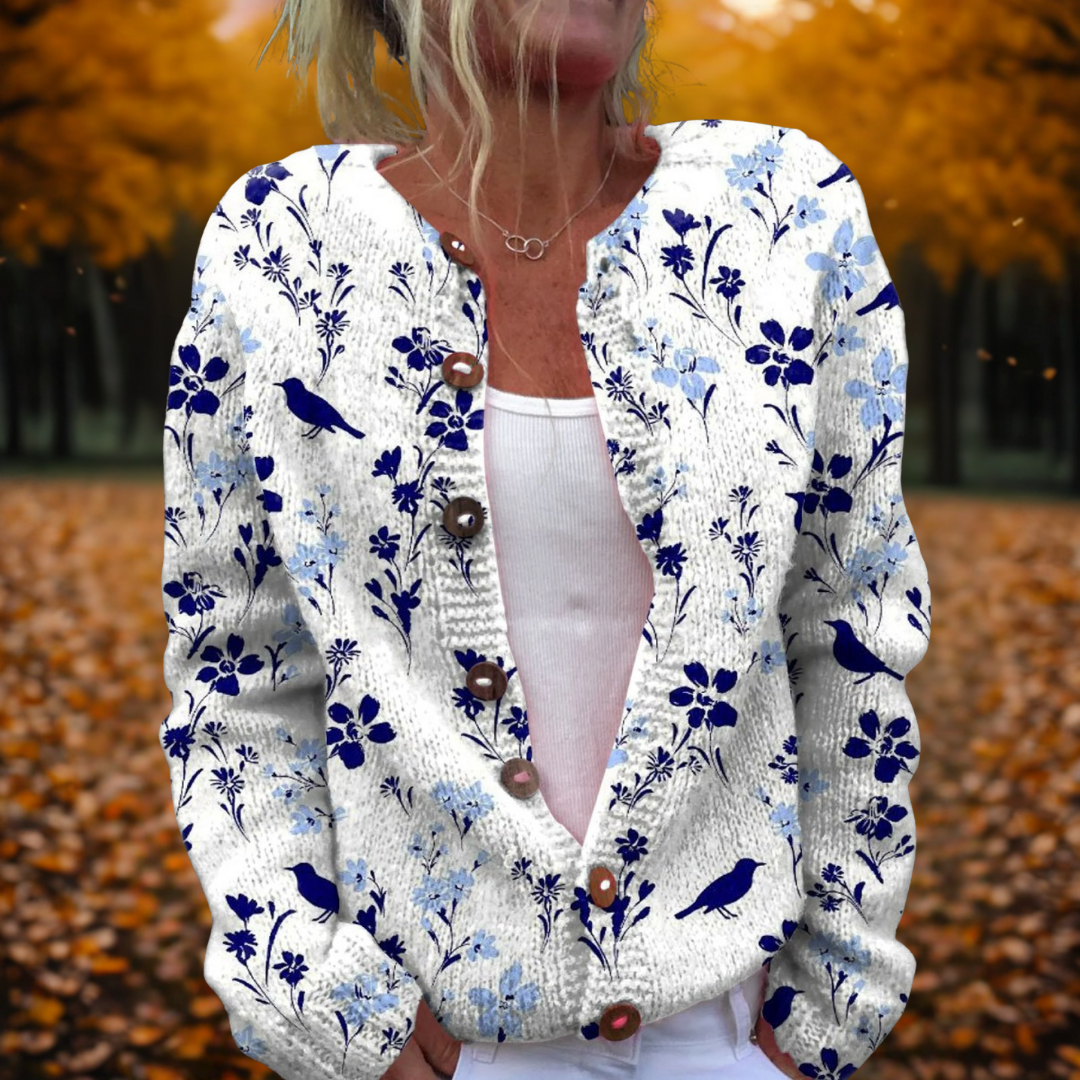 Maylee | Cardigan Fleurs Vintage