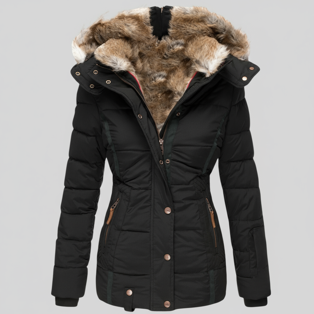 Ava | Warmest Winter Coat with Fur Lining 