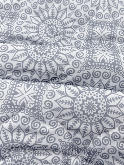 Veste matelassée à imprimé géométrique vintage pour femmes