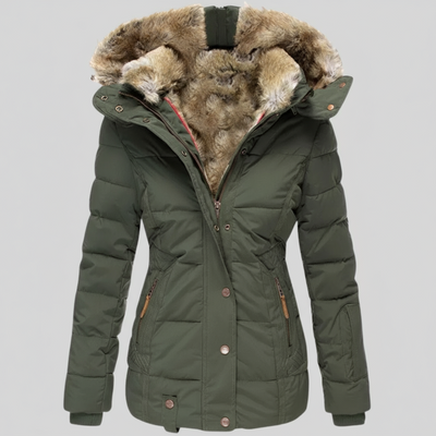 Ava | Warmest Winter Coat with Fur Lining 