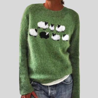 Nina | Pull en maille vintage