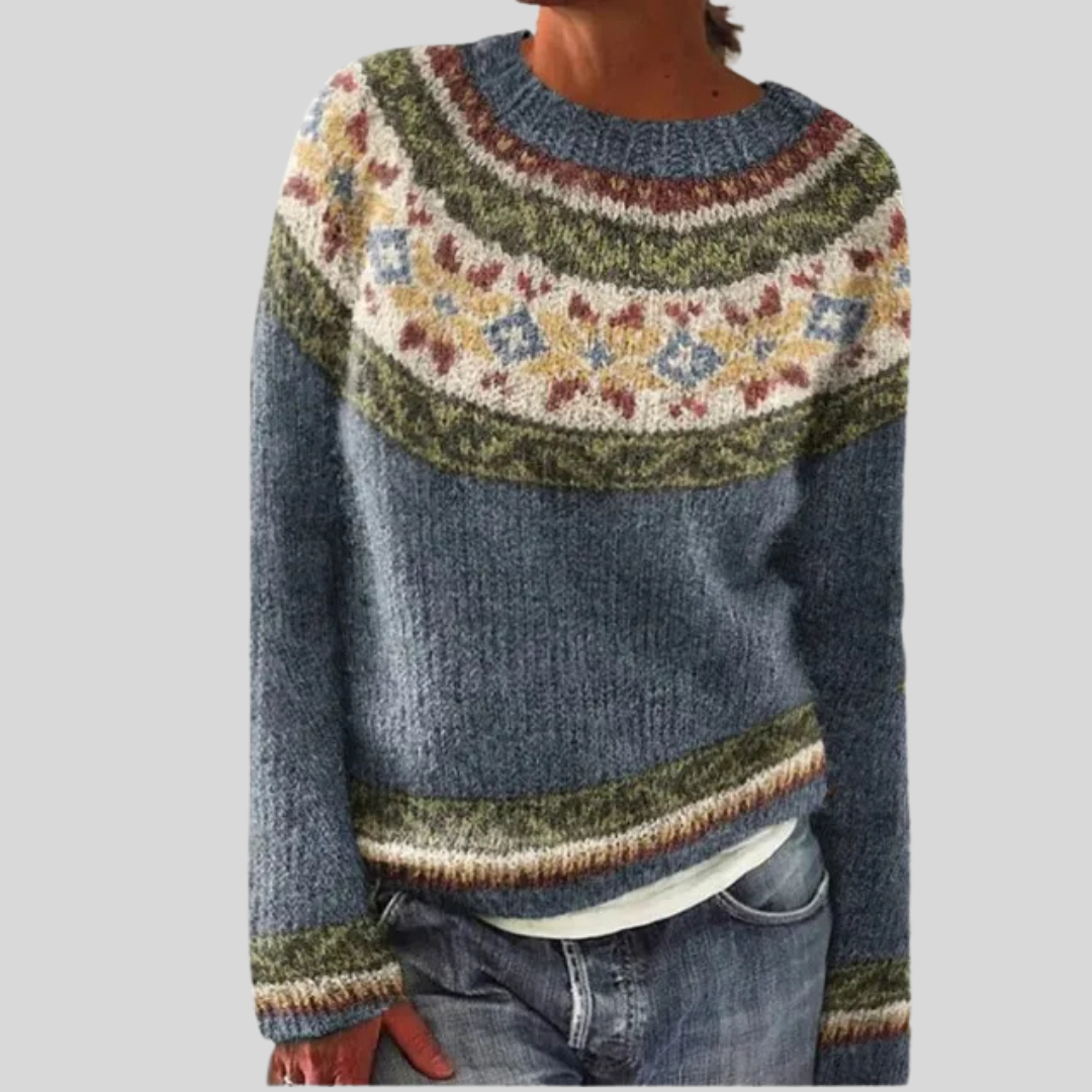 Nina | Pull en maille vintage