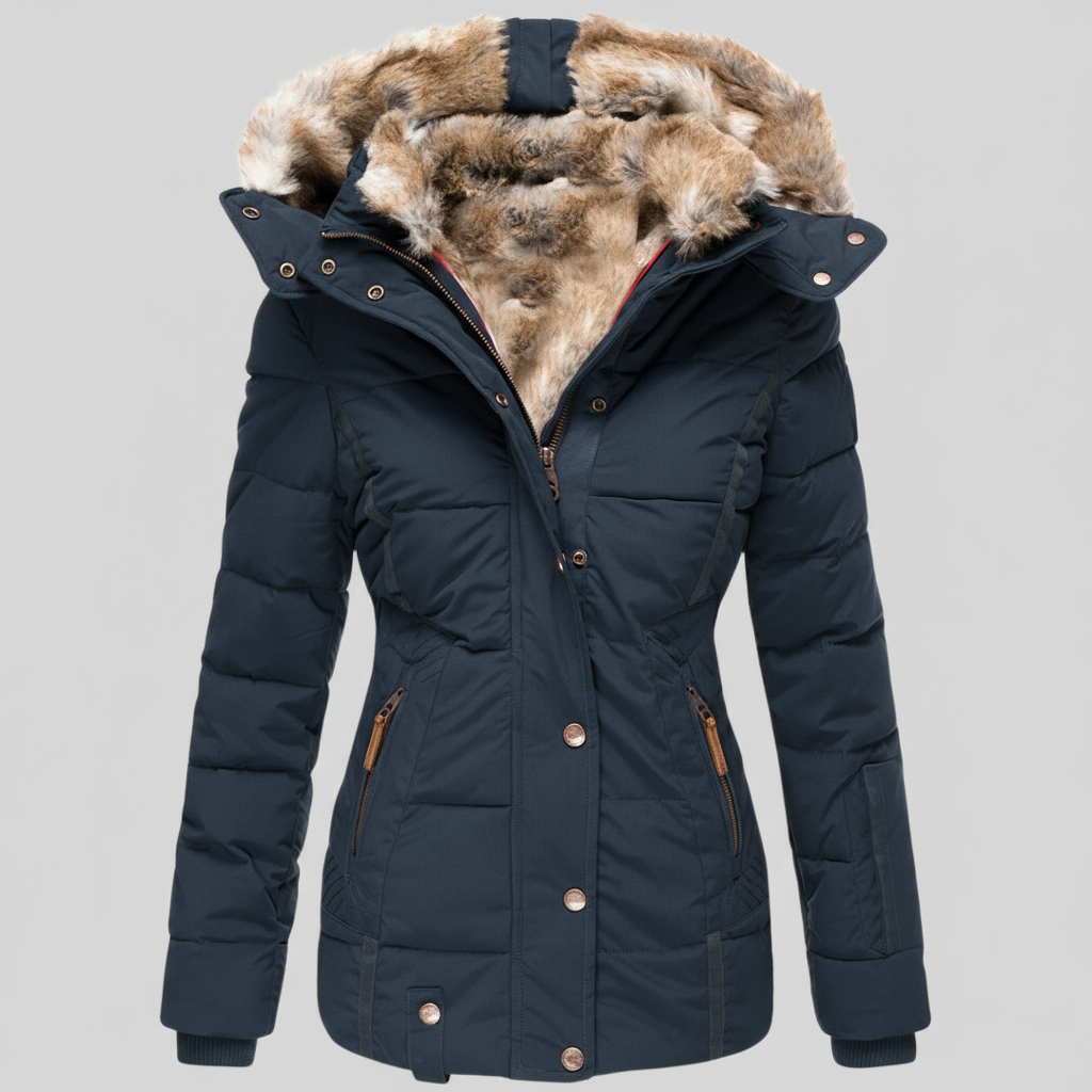 Ava | Warmest Winter Coat with Fur Lining 