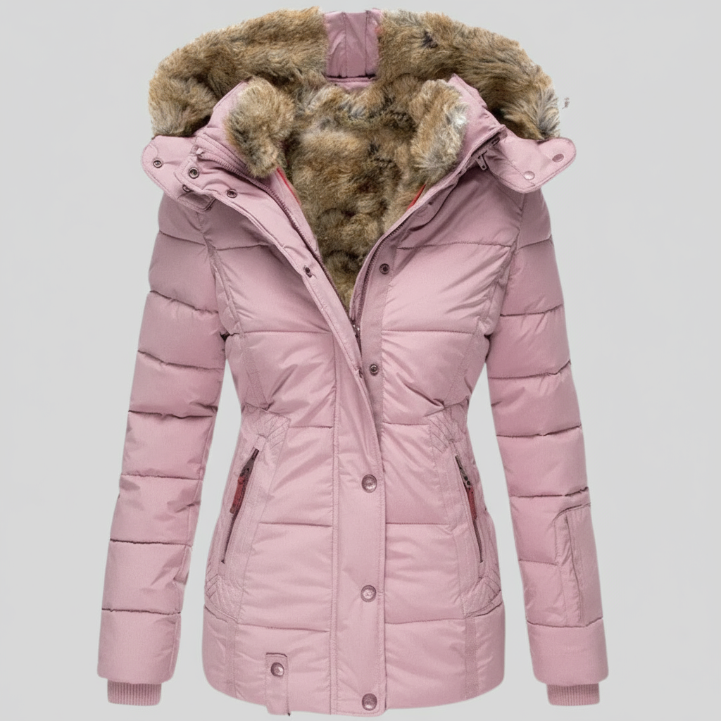 Ava | Warmest Winter Coat with Fur Lining 