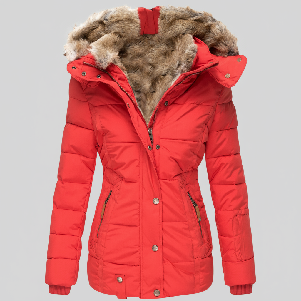 Ava | Warmest Winter Coat with Fur Lining 