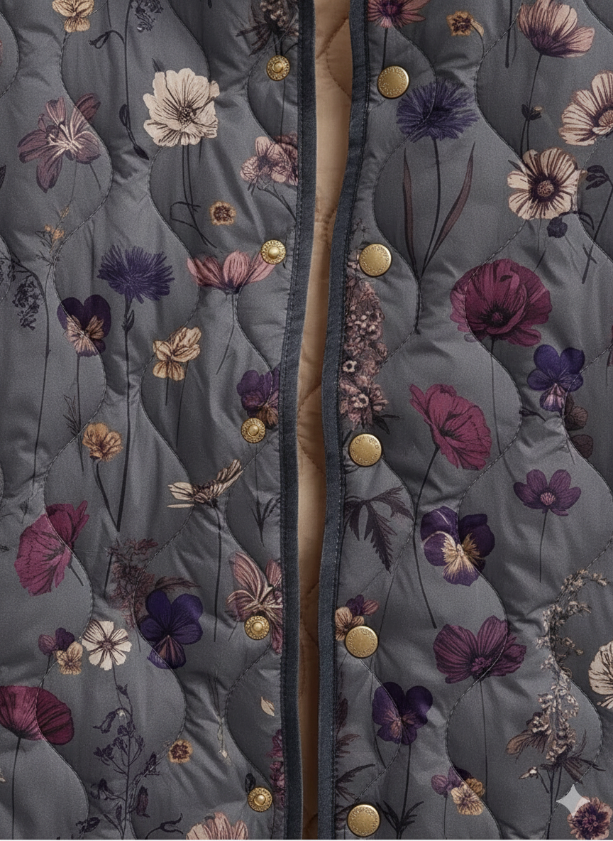 Veste matelassée Femme Midnight Bloom