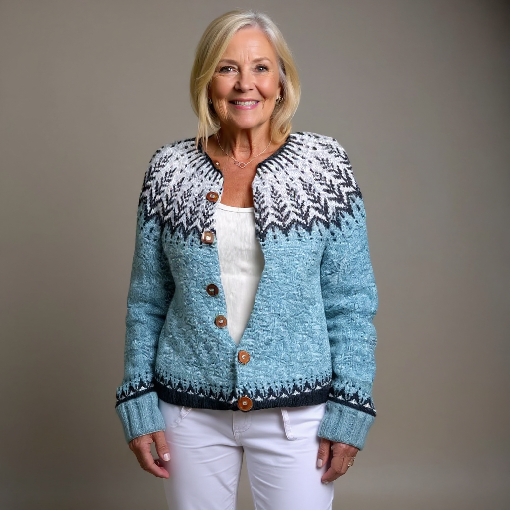 Clara | Cardigan vintage en maille