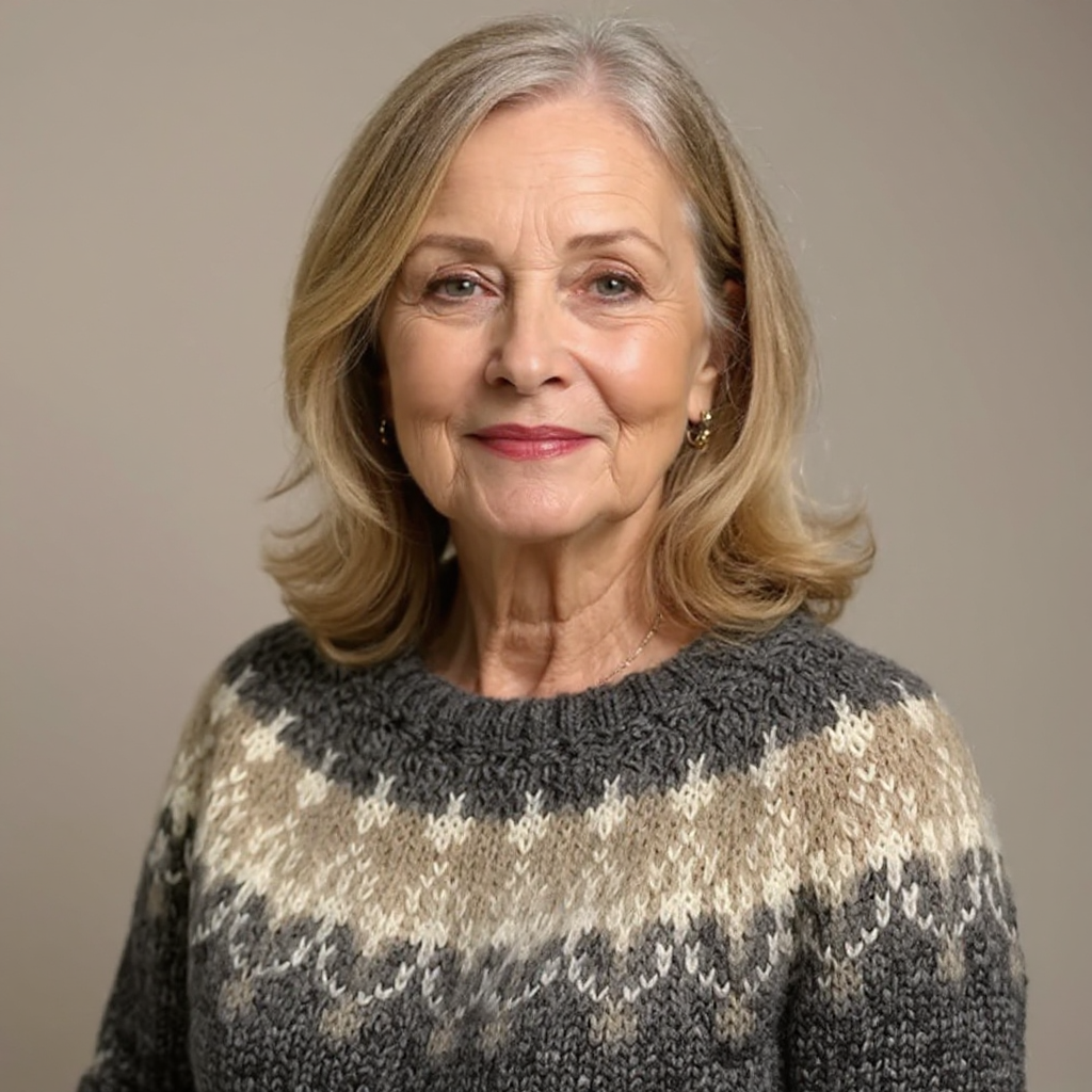 Samantha | Pull en laine vintage