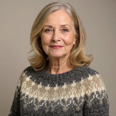 Samantha | Pull en laine vintage