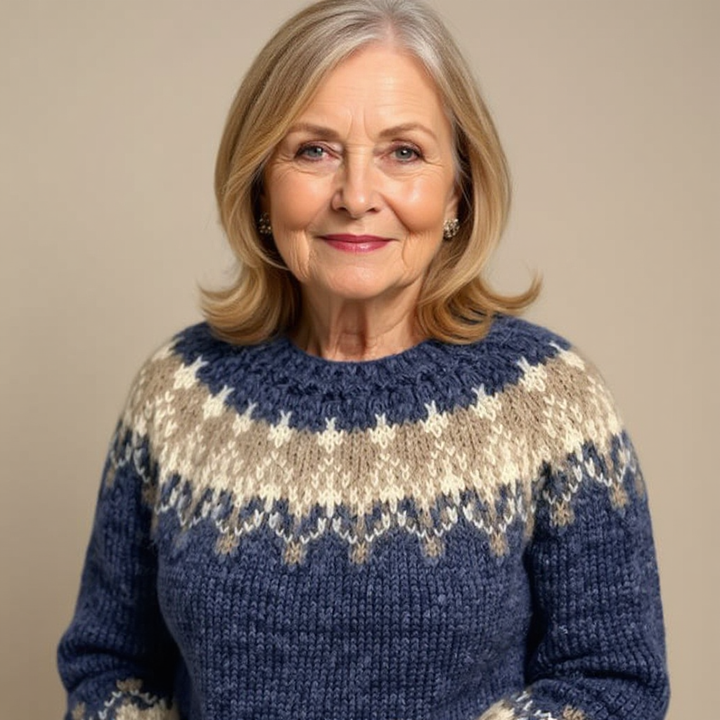 Samantha | Pull en laine vintage